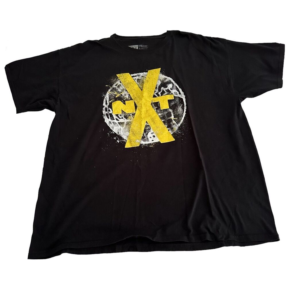 WWE 2017 Authentic NXT FTMF  Black Short Size Tee T-Shirt Men’s Size XXL